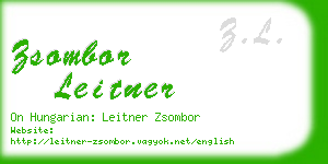 zsombor leitner business card